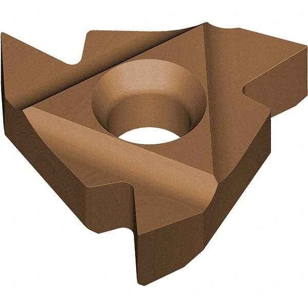 Vargus - 3IL Internal Left Hand ISO Laydown Threading Insert - Grade VRX, AlTiN Coated Carbide - Eagle Tool & Supply