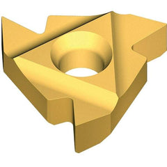 Vargus - 2ER External Right Hand 20 PG Laydown Threading Insert - Grade VKX, TiN Coated Carbide - Eagle Tool & Supply