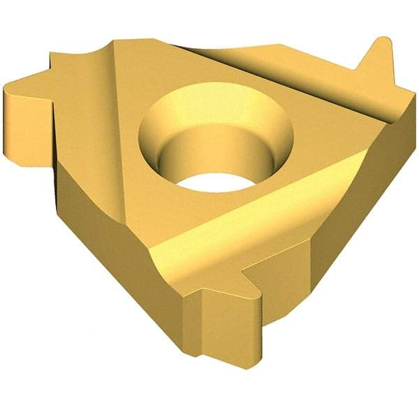 Vargus - 4IR Internal Right Hand SAGE Laydown Threading Insert - Grade VKX, TiN Coated Carbide - Eagle Tool & Supply