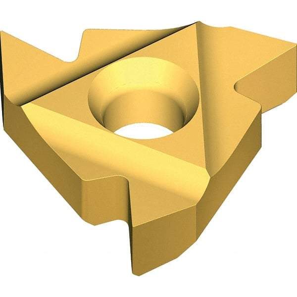 Vargus - 3ER External Right Hand 48 W Laydown Threading Insert - Grade VKX, TiN Coated Carbide - Eagle Tool & Supply