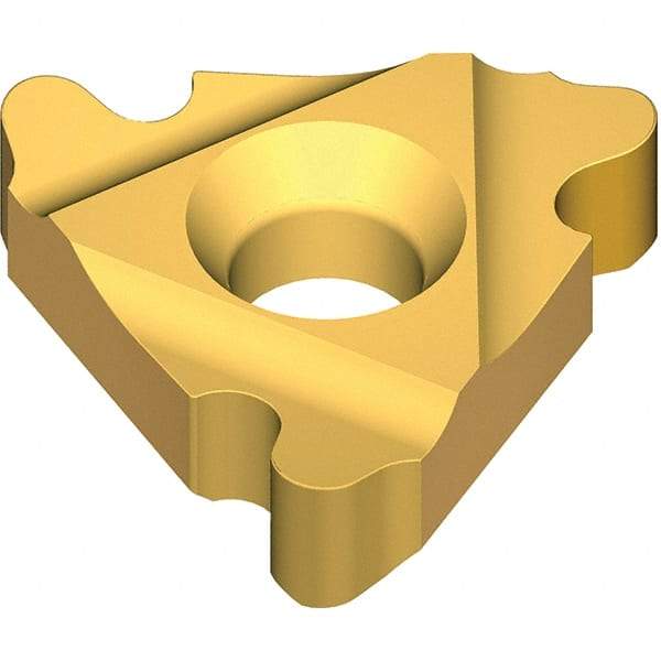 Vargus - 4ER External Right Hand RD20400 Laydown Threading Insert - Grade VKX, TiN Coated Carbide - Eagle Tool & Supply
