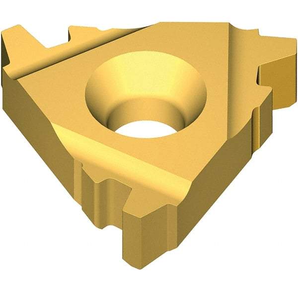 Vargus - 3IL Internal Left Hand TR Laydown Threading Insert - Grade VKX, TiN Coated Carbide - Eagle Tool & Supply