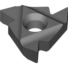 Vargus - 2EL External Left Hand 48 UN Laydown Threading Insert - Grade VK2, Uncoated Coated Carbide - Eagle Tool & Supply