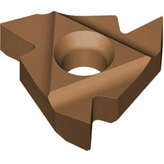 Vargus - 2IR Internal Right Hand 19 BSPT Laydown Threading Insert - Grade VRX, AlTiN Coated Carbide - Eagle Tool & Supply