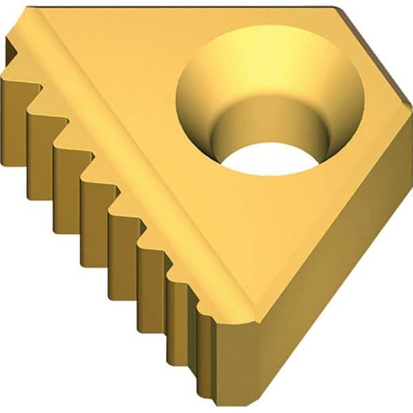 Vargus - 4ER External Right Hand 8 APIRD Laydown Threading Insert - Grade VKX, TiN Coated Carbide - Eagle Tool & Supply