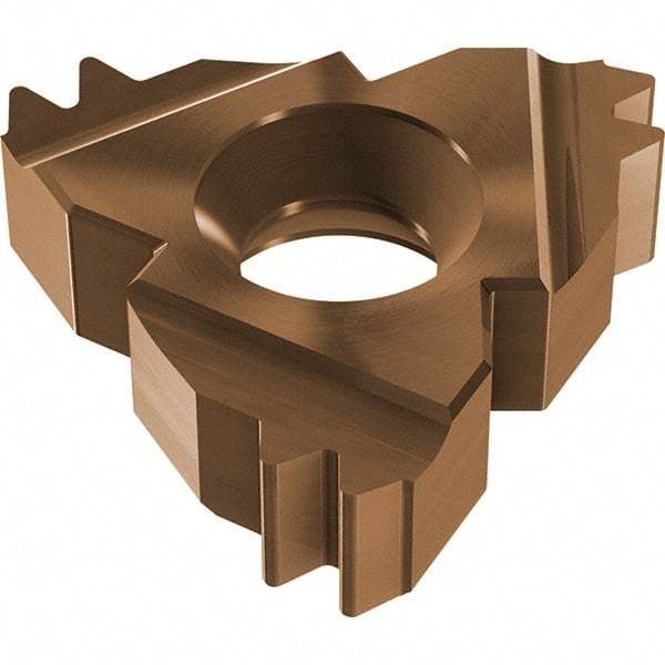 Vargus - 4FER External Right Hand ISO Laydown Threading Insert - Grade VTX, TiAIN Coated Carbide - Eagle Tool & Supply