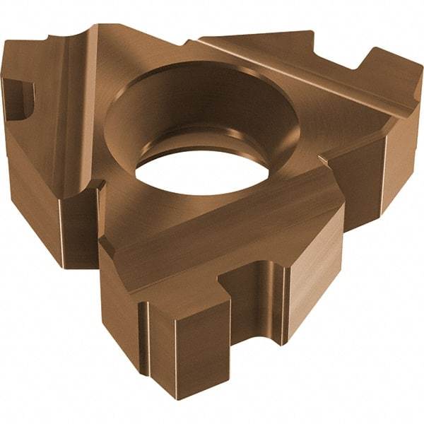 Vargus - 4FIR Internal Right Hand 5 BUT Laydown Threading Insert - Grade VRX, AlTiN Coated Carbide - Eagle Tool & Supply