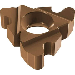 Vargus - 4FIR Internal Right Hand 6 RD Laydown Threading Insert - Grade VRX, AlTiN Coated Carbide - Eagle Tool & Supply