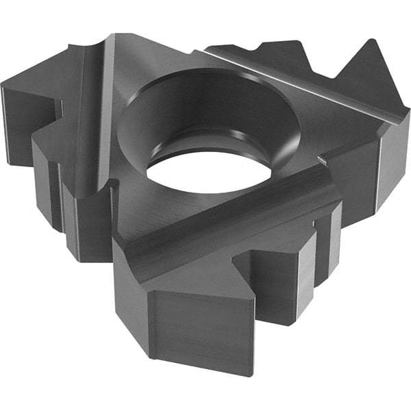 Vargus - 4FIR Internal Right Hand 8 ABUT Laydown Threading Insert - Grade VTX, TiAIN Coated Carbide - Eagle Tool & Supply