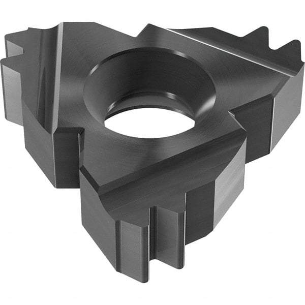 Vargus - 4FIR Internal Right Hand ISO Laydown Threading Insert - Grade VTX, TiAIN Coated Carbide - Eagle Tool & Supply