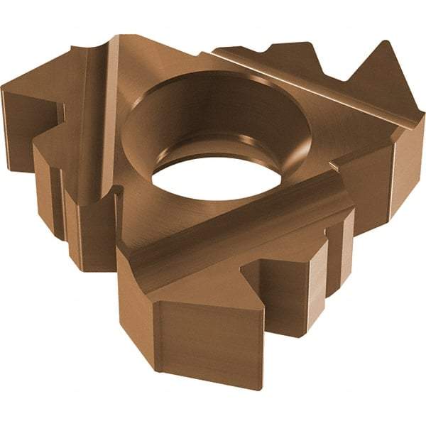 Vargus - 4FIR Internal Right Hand 8 ABUT Laydown Threading Insert - Grade VRX, AlTiN Coated Carbide - Eagle Tool & Supply