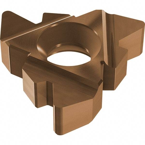 Vargus - 4FER External Right Hand 5 API Laydown Threading Insert - Grade VRX, AlTiN Coated Carbide - Eagle Tool & Supply