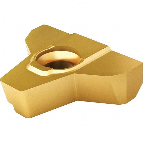 Vargus - 5MGER External Right Hand 1 Acme 3G Laydown Threading Insert - Grade VKX, TiN Coated Carbide, 15.88mm Inscribed Circle - Eagle Tool & Supply