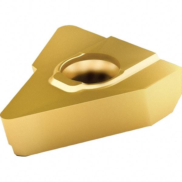 Vargus - 5MGER External Right Hand 1.5 ABUT Laydown Threading Insert - Grade VKX, TiN Coated Carbide, 15.88mm Inscribed Circle - Eagle Tool & Supply