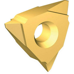 Vargus - 5VIR5/8"V Grade VKX, Internal TR Threading Insert - 6mm Int Pitch, TiN Finish, Carbide - Eagle Tool & Supply