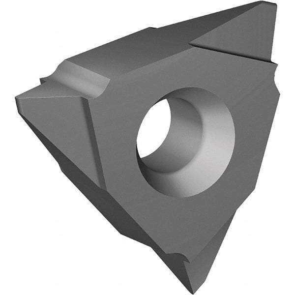 Vargus - 5VIL Internal Left Hand 4 ABUT Laydown Threading Insert - Grade VTX, TiAIN Coated Carbide, 15.88mm Inscribed Circle - Eagle Tool & Supply
