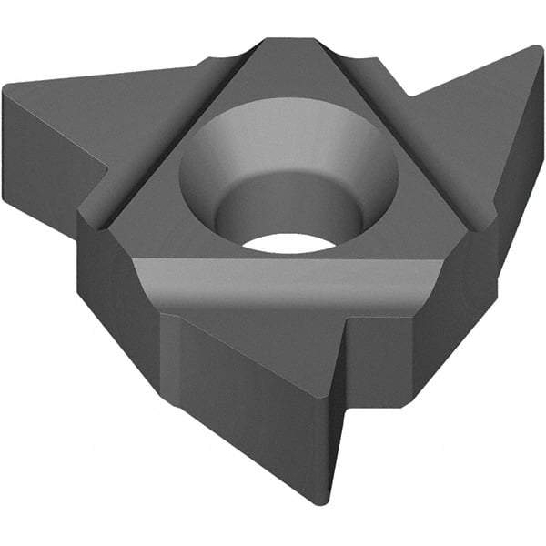 Vargus - 4UEL0.500 Grade VTX, External ABUT Threading Insert - 4 TPI Ext Pitch, TiAIN Finish, Carbide - Eagle Tool & Supply