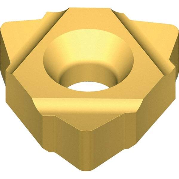 Vargus - 4UER External Right Hand 3.5 H90 Laydown Threading Insert - Grade VKX, TiN Coated Carbide - Eagle Tool & Supply