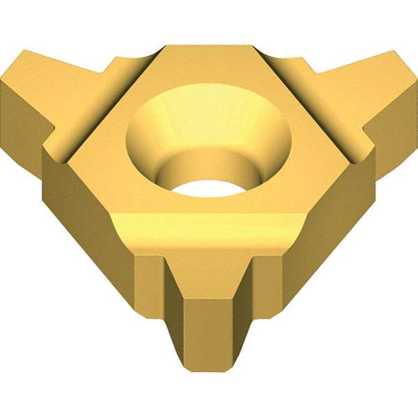 Vargus - 4UIR Internal Left & Right Hand TR Laydown Threading Insert - Grade VKX, TiN Coated Carbide - Eagle Tool & Supply