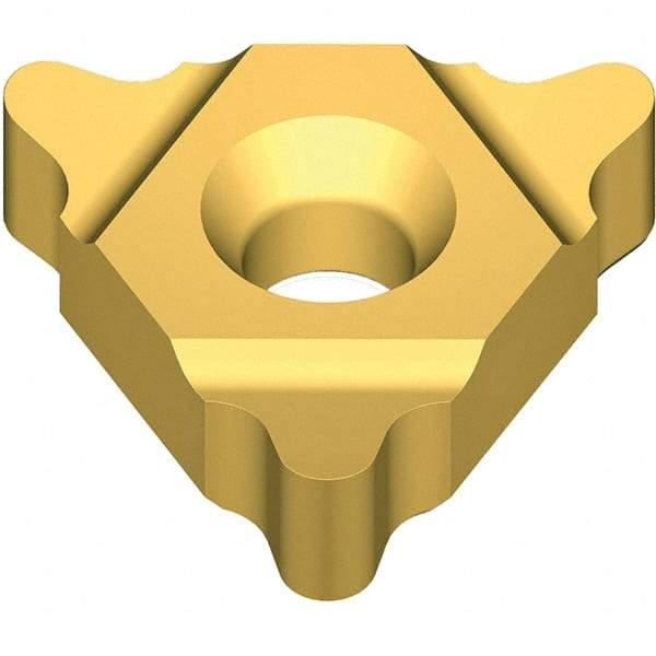 Vargus - 4UEI Internal/External Left & Right Hand 4.5 W Laydown Threading Insert - Grade VKX, TiN Coated Carbide - Eagle Tool & Supply