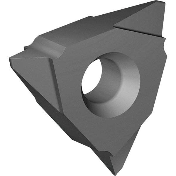 Vargus - 3VER External Right Hand 14 BSPT Laydown Threading Insert - Grade VM7, Multi-Layer Coated Carbide - Eagle Tool & Supply