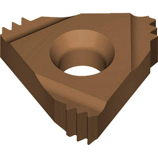 Vargus - 3ER External Right Hand 20 UN Laydown Threading Insert - Grade VRX, AlTiN Coated Carbide - Eagle Tool & Supply