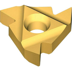 Vargus - 6.0KIR Internal Right Hand ISO Laydown Threading Insert - Grade VKX, TiN Coated Carbide, 6mm Inscribed Circle - Eagle Tool & Supply
