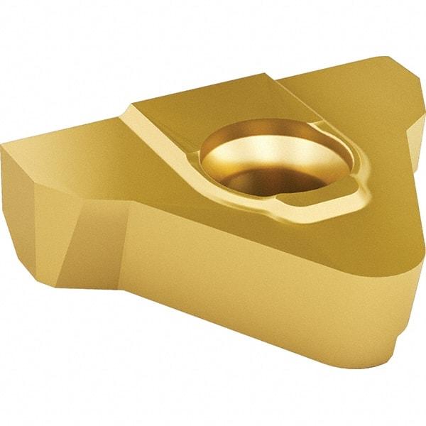 Vargus - 5MGIR Internal Right Hand ISO Laydown Threading Insert - Grade VKX, TiN Coated Carbide, 15.88mm Inscribed Circle - Eagle Tool & Supply