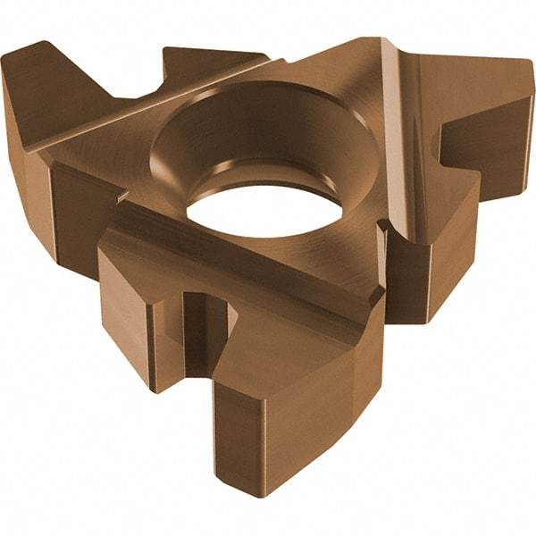 Vargus - 4FER External Right Hand 5 Acme 3G Laydown Threading Insert - Grade VRX, AlTiN Coated Carbide - Eagle Tool & Supply