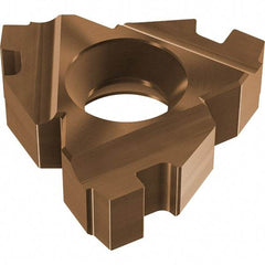 Vargus - 4FIR Internal Right Hand 6 VAM Laydown Threading Insert - Grade VRX, AlTiN Coated Carbide - Eagle Tool & Supply