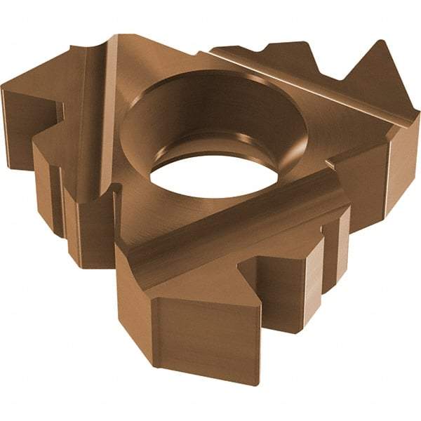 Vargus - 4FIR Internal Right Hand SAGE Laydown Threading Insert - Grade VRX, AlTiN Coated Carbide - Eagle Tool & Supply