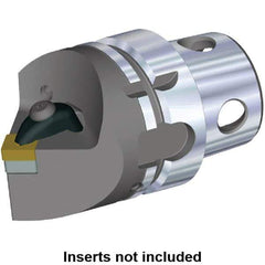 Kennametal - Insert Style SN.. 120408, SN.. 432, 70mm Head Length, Neutral Cut, Internal/External Modular Threading Cutting Unit Head - System Size KM4X63, Series Kenclamp - Eagle Tool & Supply