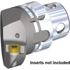 Kennametal - Insert Style RC.. 1605M0, 70mm Head Length, Right Hand Cut, Internal/External Modular Threading Cutting Unit Head - System Size KM4X63, 43mm Center to Cutting Edge, Series KM4X - Eagle Tool & Supply