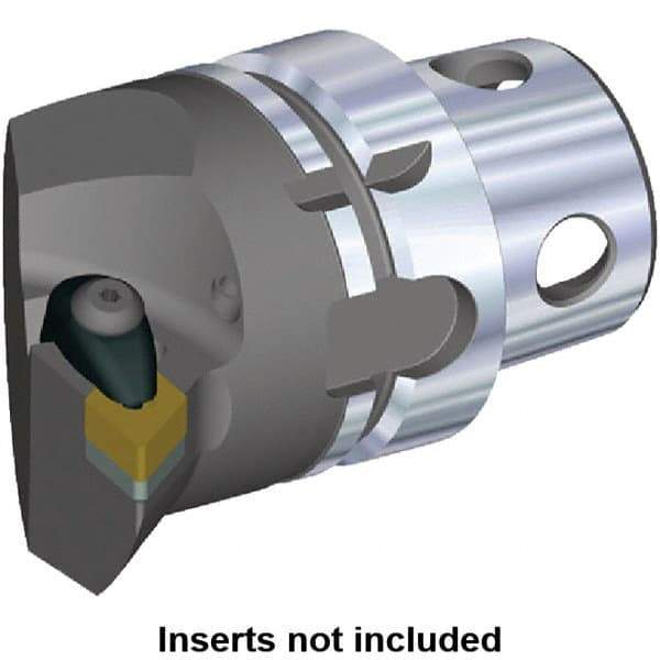 Kennametal - Insert Style DN.. 432, DN..150408, 70mm Head Length, Right Hand Cut, Internal/External Modular Threading Cutting Unit Head - System Size KM4X63, 43mm Center to Cutting Edge, Series Kenclamp - Eagle Tool & Supply