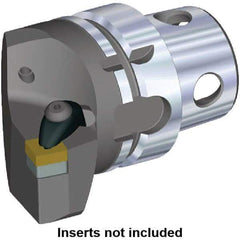 Kennametal - Insert Style SN.. 120408, SN.. 432, 70mm Head Length, Left Hand Cut, Internal/External Modular Threading Cutting Unit Head - System Size KM4X63, 38mm Center to Cutting Edge, Series Kenclamp - Eagle Tool & Supply