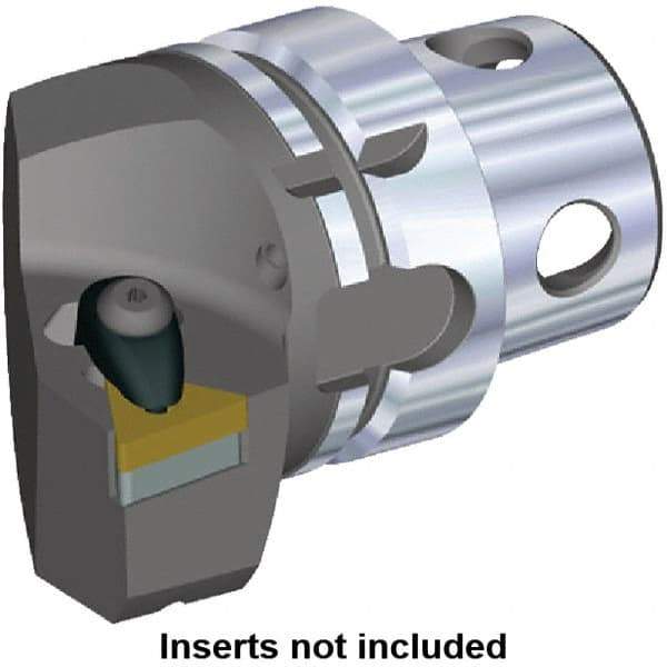 Kennametal - Insert Style TN.. 220408, TN.. 432, 70mm Head Length, Right Hand Cut, Internal/External Modular Threading Cutting Unit Head - System Size KM4X63, 43mm Center to Cutting Edge, Series Kenclamp - Eagle Tool & Supply