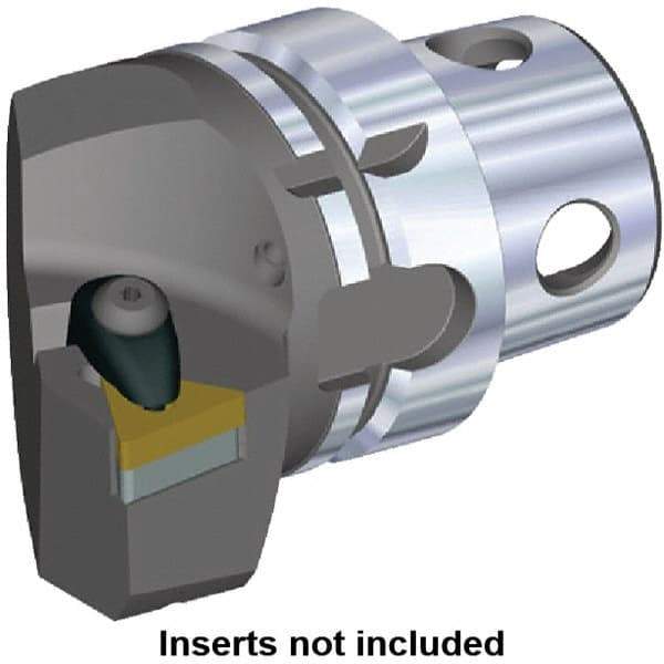 Kennametal - Insert Style TN.. 220408, TN.. 432, 70mm Head Length, Left Hand Cut, Internal/External Modular Threading Cutting Unit Head - System Size KM4X63, 43mm Center to Cutting Edge, Series Kenclamp - Eagle Tool & Supply