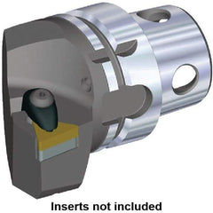 Kennametal - Insert Style TN.. 220408, TN.. 432, 70mm Head Length, Right Hand Cut, Internal/External Modular Threading Cutting Unit Head - System Size KM4X63, 43mm Center to Cutting Edge, Series Kenclamp - Eagle Tool & Supply