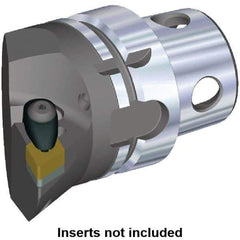 Kennametal - Insert Style DN.. 150608, DN.. 442, 70mm Head Length, Left Hand Cut, Internal/External Modular Threading Cutting Unit Head - System Size KM4X63, 43mm Center to Cutting Edge, Series Kenclamp - Eagle Tool & Supply