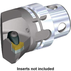 Kennametal - Insert Style WN.. 080408, WN.. 432, 70mm Head Length, Right Hand Cut, Internal/External Modular Threading Cutting Unit Head - System Size KM4X63, 43mm Center to Cutting Edge, Series Kenclamp - Eagle Tool & Supply