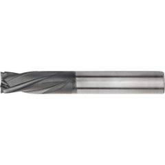 Kennametal - 8mm, 4 Flute, Single End, Solid Carbide, Corner Chamfer End Mill - 83mm OAL, 25° Helix, Right Hand Flute, 18mm LOC, Right Hand Cut - Eagle Tool & Supply