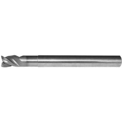 Kennametal - 16mm, 3 Flute, Single End, Solid Carbide, 2.5mm Corner Radius End Mill - 110mm OAL, 38° Helix, Right Hand Flute, 24mm LOC, Right Hand Cut, 48mm Extended Reach - Eagle Tool & Supply