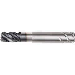 Kennametal - 16mm, 4 Flute, Single End, Solid Carbide, 6mm Corner Radius End Mill - 100mm OAL, 38° Helix, Right Hand Flute, 24mm LOC, Right Hand Cut, 48mm Extended Reach - Eagle Tool & Supply