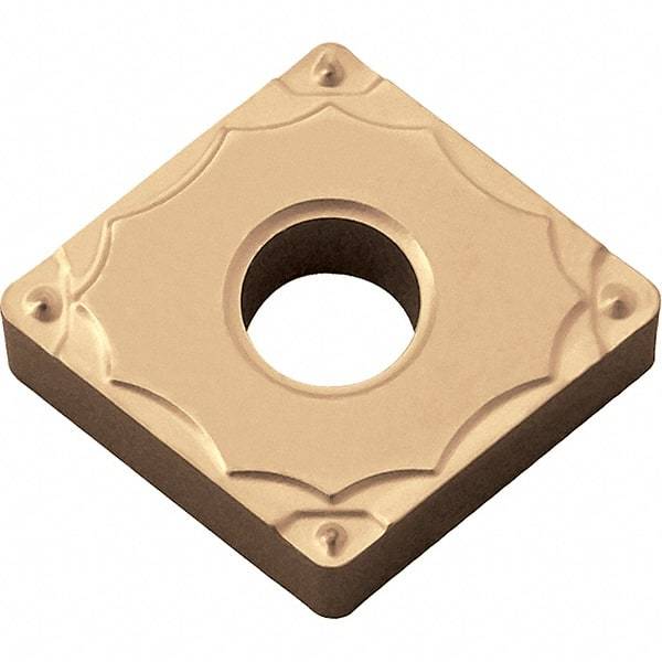 Kyocera - CNMG432 GP Grade CA025P Carbide Turning Insert - TiCN/Al2O3/TiN Finish, 80° Diamond, 1/2" Inscr Circle, 3/16" Thick, 1/32" Corner Radius - Eagle Tool & Supply