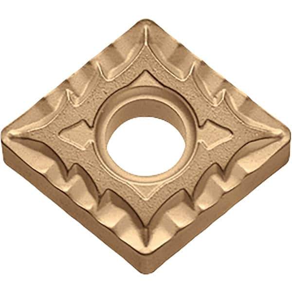 Kyocera - CNMG543 CQ Grade CA025P Carbide Turning Insert - TiCN/Al2O3/TiN Finish, 80° Diamond, 5/8" Inscr Circle, 1/4" Thick, 3/64" Corner Radius - Eagle Tool & Supply