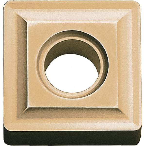 Kyocera - SNMG433 Grade CA025P Carbide Turning Insert - TiCN/Al2O3/TiN Finish, 90° Square, 1/2" Inscr Circle, 3/16" Thick, 3/64" Corner Radius - Eagle Tool & Supply