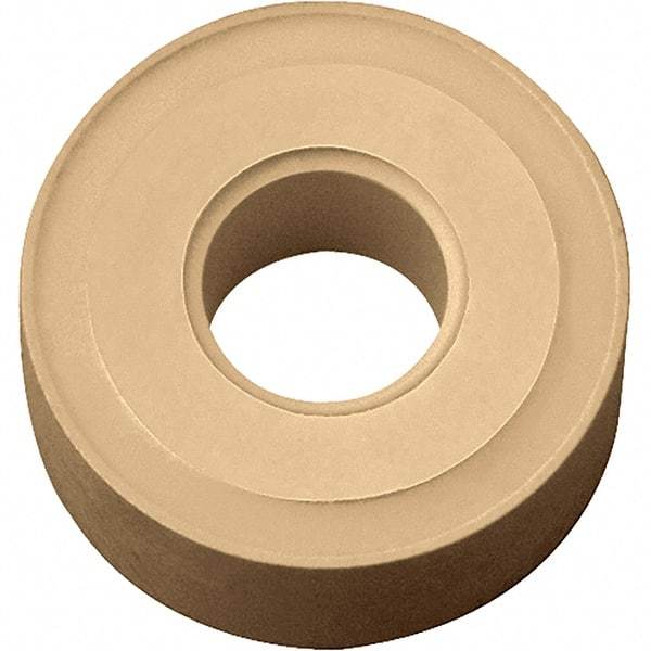 Kyocera - RNMG43 Grade CA025P Carbide Turning Insert - TiCN/Al2O3/TiN Finish, Round, 1/2" Inscr Circle, 3/16" Thick, 0" Corner Radius - Eagle Tool & Supply
