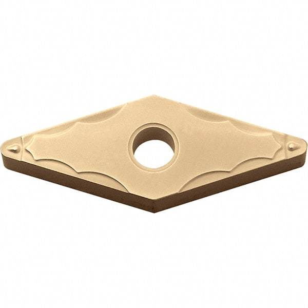 Kyocera - VNMG332 GP Grade CA025P Carbide Turning Insert - TiCN/Al2O3/TiN Finish, 35° Diamond, 3/8" Inscr Circle, 3/16" Thick, 1/32" Corner Radius - Eagle Tool & Supply