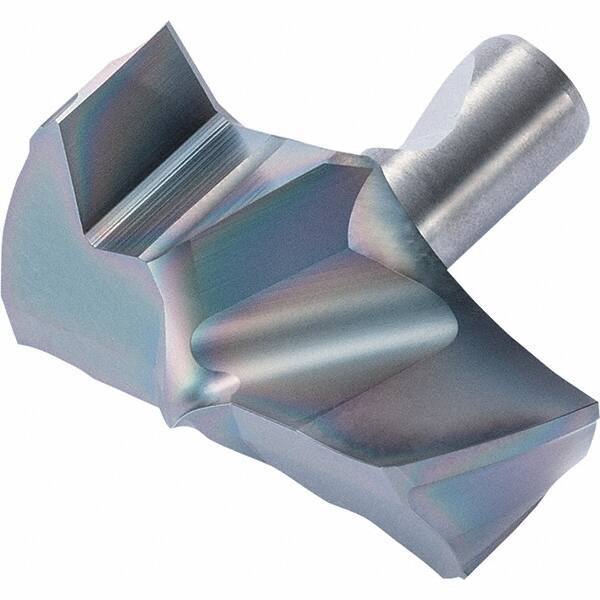Kyocera - Series DA, 19mm Diam Grade PR1525 60° Replaceable Drill Tip - Carbide, Megacoat Nano Finish, 190 Seat Size - Eagle Tool & Supply