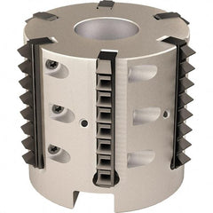 Vargus - 47.94mm Cut Diam, 200mm Max Hole Depth, 22mm Shank Diam, Internal/External Indexable Thread Mill - Insert Style R41, 5 Inserts, Toolholder Style RTMC-D, 50mm OAL - Eagle Tool & Supply